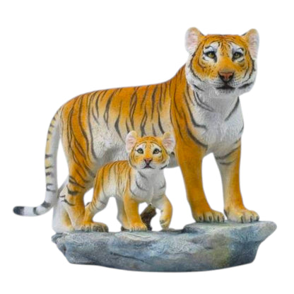 Veronese Design Tiger and Cub Decorative Figurine 24 cm