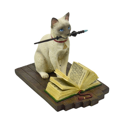 Veronese Design Wizard Cat Decorative Figurine 16.8 cm