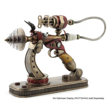 Steampunk Lazer Tabancası Dekoratif Heykel | Bilim Kurgu Koleksiyon Figürü 39 cm