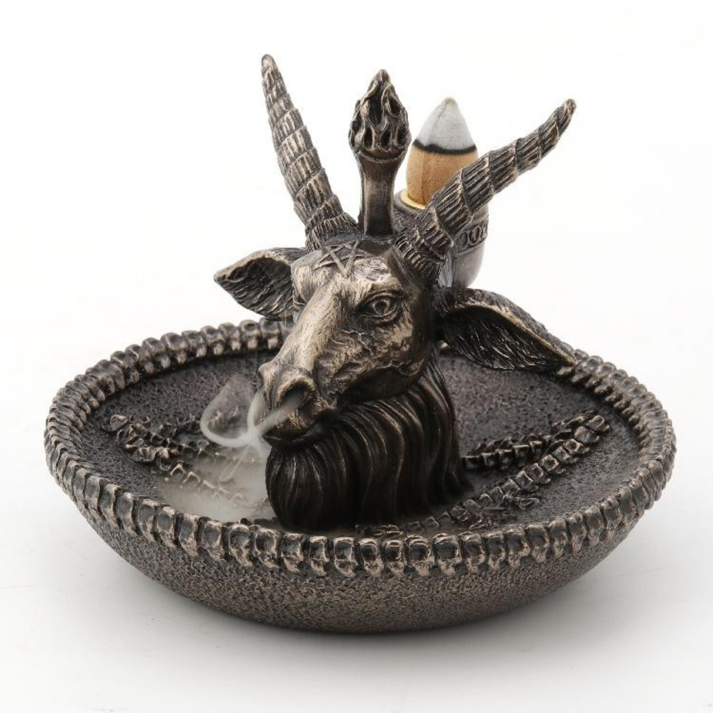 Canavar Geri Akışlı Tütsülük | Baphomet Backflow Tütsü Şelalesi 13 cm
